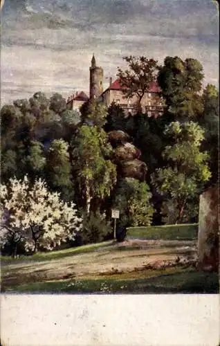 Künstler Ak Starke, A., Chirey Vogesen, Schloss Chatillon