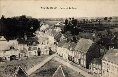 Ak Esquelbecq Nord, Route de la Gare