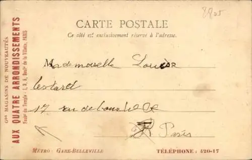 Ak Paris VIIIe Élysée, Abgeordnetenkammer, Palais Bourbon