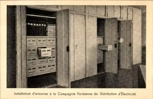 Ak Paris II., L'Organisation Economique Moderne, Reklame