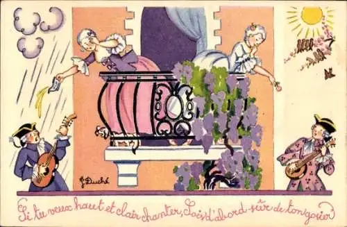 Künstler Ak Duché, Paris XV, Reklame, Laboratoires Lescene, Balsamol