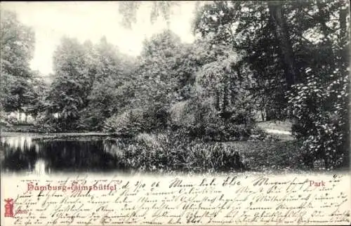 Ak Hamburg Eimsbüttel, Park