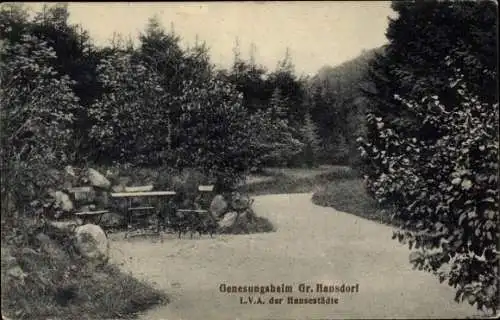 Ak Großhansdorf in Schleswig Holstein, Genesungsheim Gr. Hansdorf, L.V.A. der Hansestädte