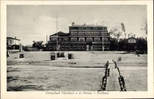 Ak Niendorf Timmendorfer Strand, Kurhaus, Strand