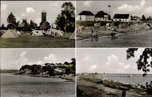 Ak Pelzerhaken Neustadt in Holstein, Leuchtturm, Strand, Steilufer