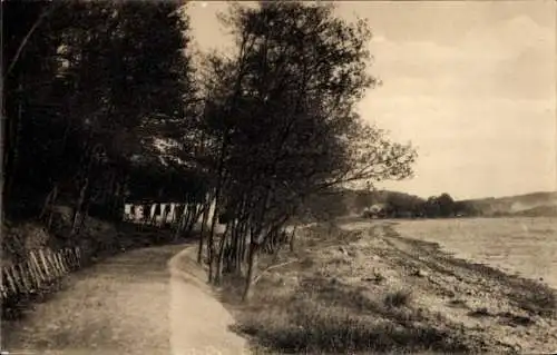Ak Wassersleben Harrislee in Schleswig Holstein, Strandweg an der Flensburger Föhrde