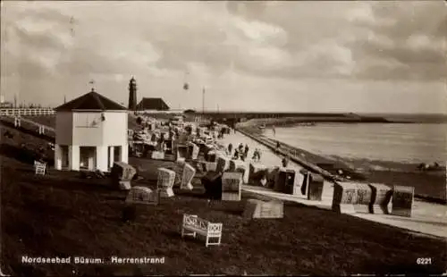 Ak Nordseebad Büsum, Herrenstrand