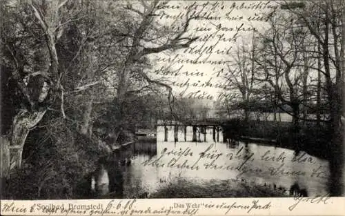 Ak Bad Bramstedt in Holstein, Das Wehr