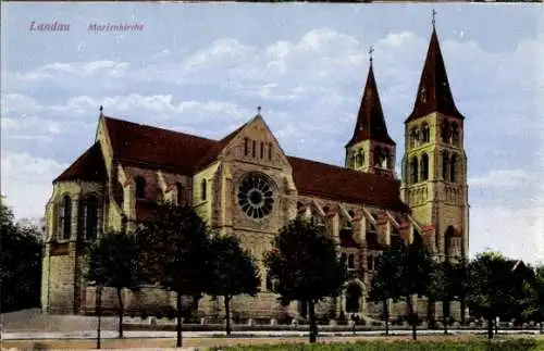 Ak Landau in der Pfalz, Marienkirche