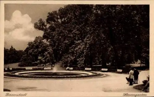 Ak Darmstadt in Hessen, Hessengarten