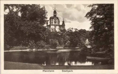 Ak Darmstadt in Hessen, Stadtpark