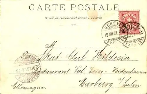 Ak Genf Genf Schweiz, Le Jardin Anglais