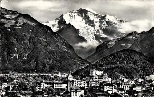 Ak Interlaken Kanton Bern Schweiz, Jungfrau