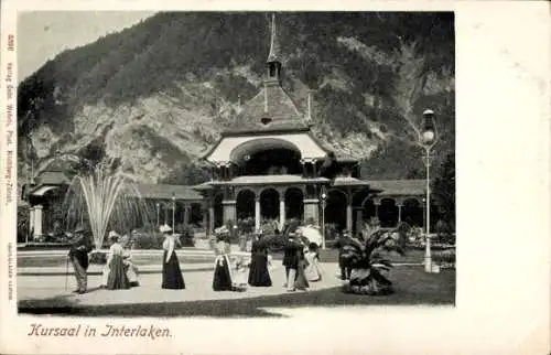 Ak Interlaken Kanton Bern Schweiz, Kursaal