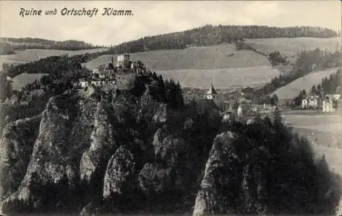 Ak Klamm am Semmering Niederösterreich, Ruine