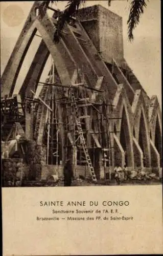 Ak Brazzaville Französisch Kongo, Sainte Anne, Mission