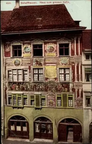 Ak Schaffhausen am Rhein Schweiz, Haus zum großen Kefin