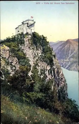 Ak Lugano, Kanton Tessin, Schweiz, Vetta del Monte San Salvatore