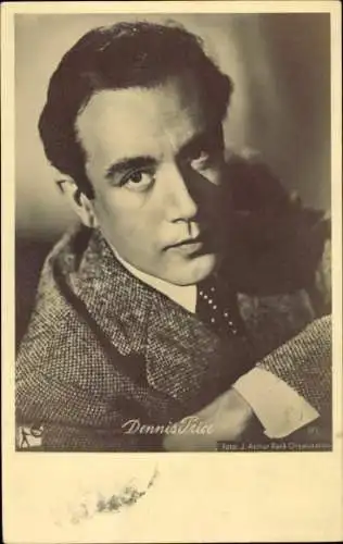 Ak Schauspieler Dennis Price, Portrait