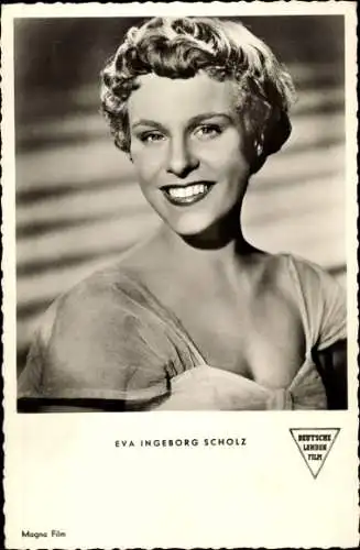 Ak Schauspielerin Eva Ingeborg Scholz, Portrait, Film Pension Schöller