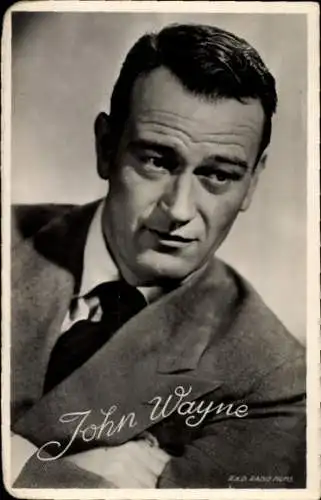 Ak Schauspieler John Wayne, Portrait
