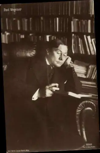 Ak Schauspieler Paul Wegener, Portrait, Zigarre