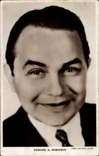 Ak Schauspieler Edward G. Robinson, Portrait