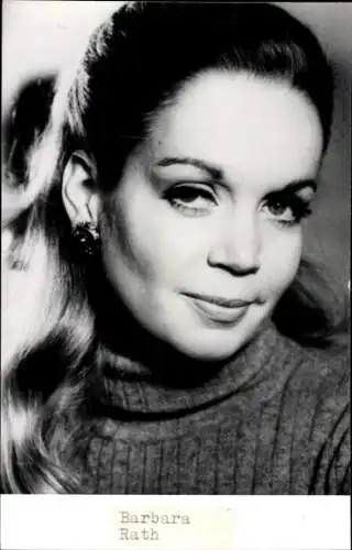 Ak Schauspielerin Barbara Rath, Portrait