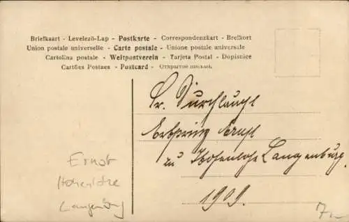 Ak Ernst II. zu Hohenlohe-Langenburg, Portrait in Uniform