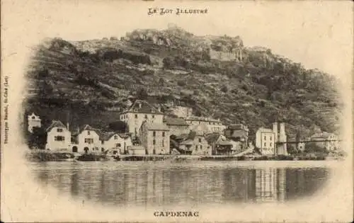 Ak Capdenac Lot, Gesamtansicht