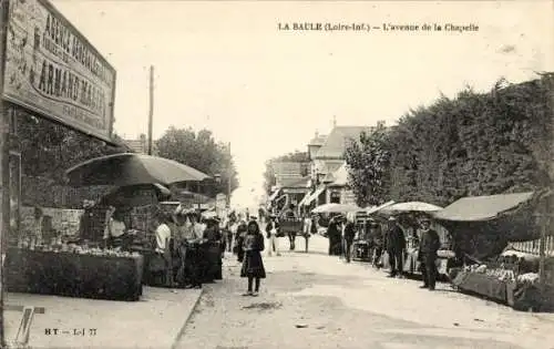 Ak La Baule Loire Atlantique, Avenue de la Chapelle