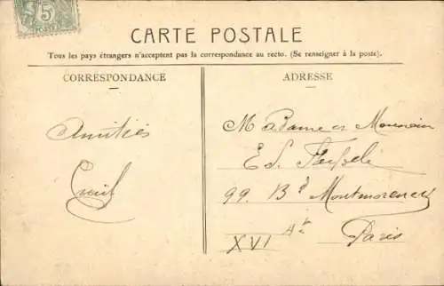 Ak Onival Ault Somme, Rue de la Rampe