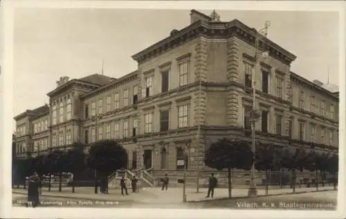 Ak Villach in Kärnten, K. k. Staatsgymnasium