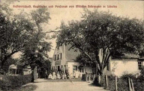 Ak Schulau Wedel im Kreis Pinneberg, Gastwirtschaft