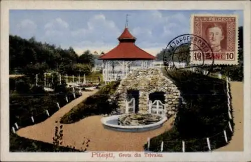 Ak Pitesti Rumänien, Grota din Trivalea