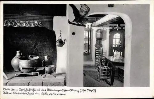 Ak Leer in Ostfriesland, Weingroßhandlung Wolff, Laboratorium, Innenansicht