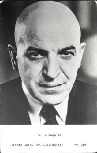 Ak Schauspieler Telly Savalas, Portrait