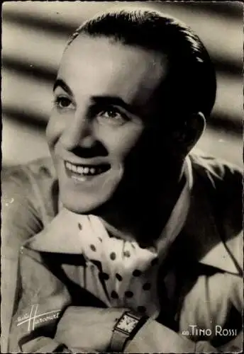 Ak Schauspieler Tino Rossi, Portrait