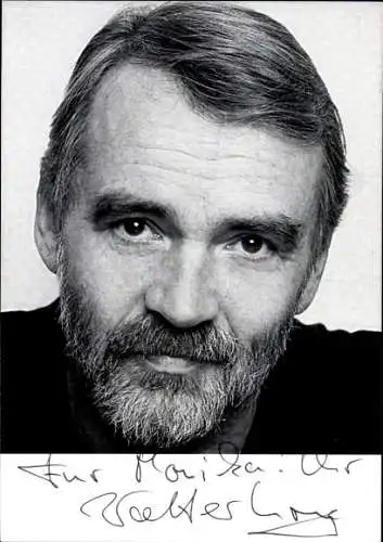Foto Schauspieler Walter Reyer, Portrait, Autogramm