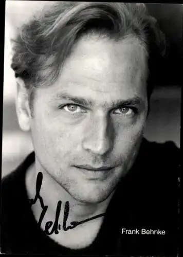 Ak Schauspieler Frank Behnke, Portrait, Autogramm