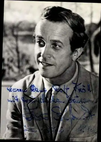 Ak Schauspieler Klaus Behrendt, Portrait, Autogramm