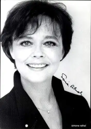 Ak Schauspielerin Simone Rethel, Portrait, Autogramm