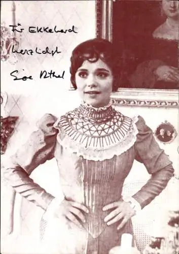 Ak Schauspielerin Simone Rethel, Portrait, Autogramm