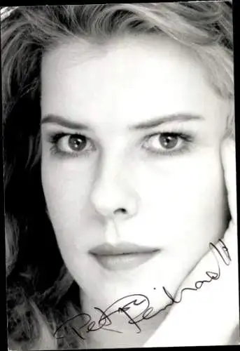 Ak Schauspielerin Petra Reinhardt, Portrait, Autogramm