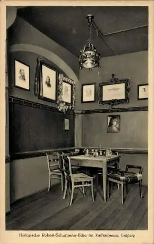 Ak Leipzig, Gasthaus Kaffeebaum, Historische Robert Schuhmann Ecke, Kleine Fleischergasse