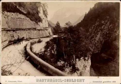 Kabinett Foto Partie in der Mauthhäusl-Schlucht