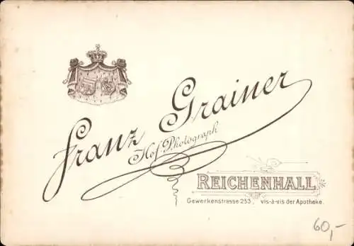 Kabinett Foto Bad Reichenhall in Oberbayern, Totalansicht