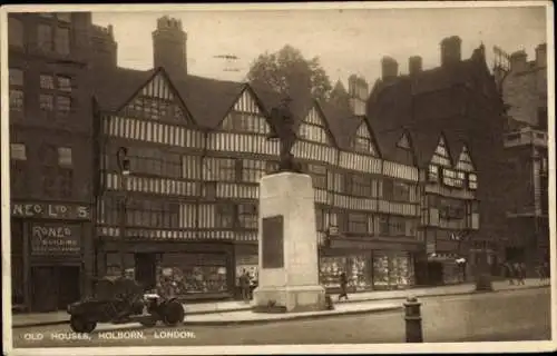 Ak Holborn Camden London England, alte Häuser