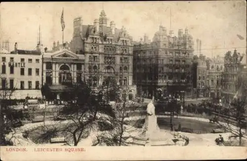 Ak London City England, Leicester Square