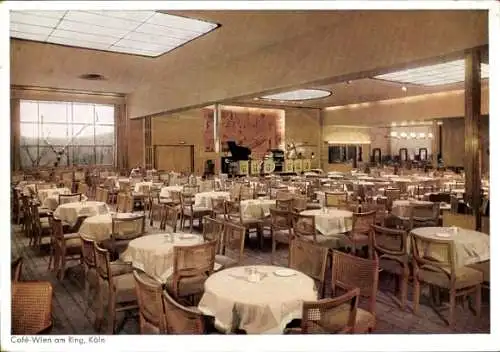Ak Köln, Konzert Café Wien am Ring, Speisezimmer